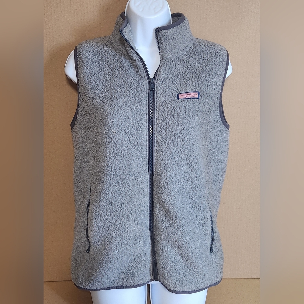 Vineyard Vines Fleece Vest Sz S